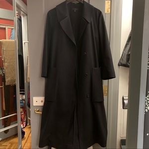 COS Navy Blue-Black Long Coat